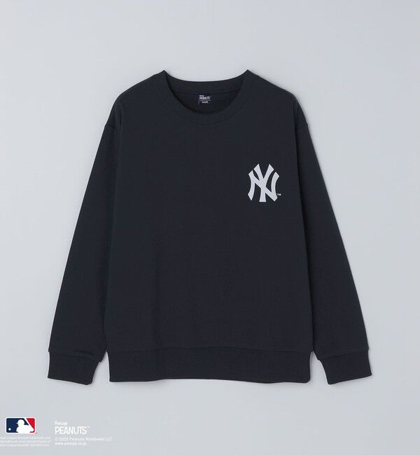 SHIPS「【WEB限定】SHIPS: VINTAGE PEANUTS&times;MLB プリント クルーネック スウェット」|スウェット・ジャージ|