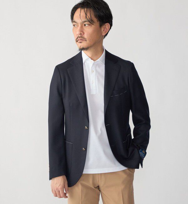 SHIPS「SHIPS:〈接触冷感〉I Cotoni di Albini ショート スリーブ ポロシャツ」|ポロシャツ|