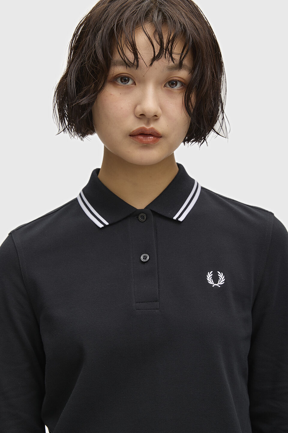 FRED PERRY 「The Fred Perry Shirt  G3636／フレッドペリーポロシャツ G3636」|ポロシャツ|BLACK
