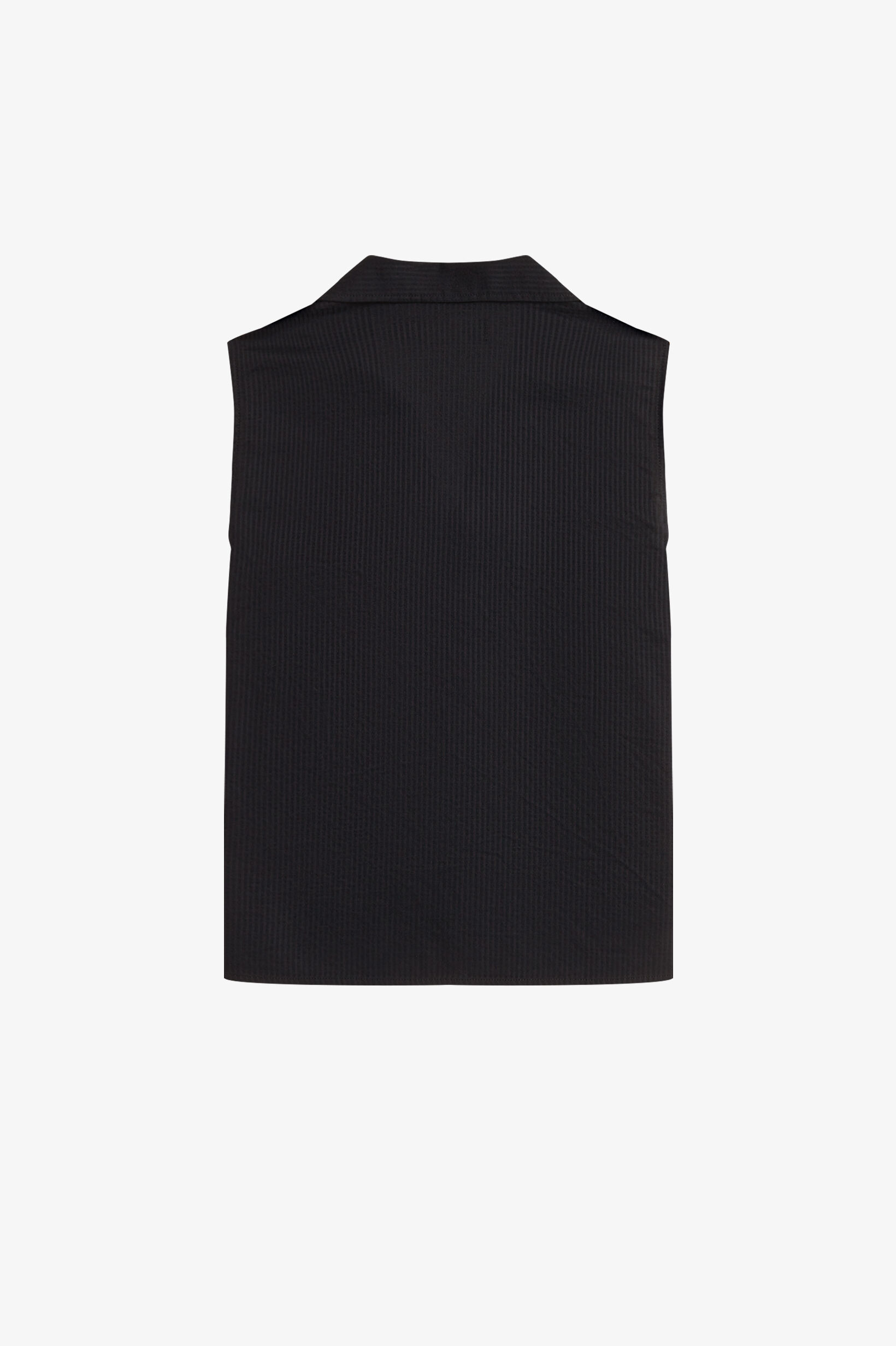 FRED PERRY 「Sheer Stripe Sleeveless Shirt／シアーストライプノースリーブシャツ」|シャツ・ブラウス|