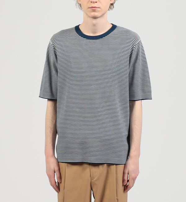 TOMORROWLAND MENS「TOMORROWLAND tricot シーアイランドコットン クルーネックプルオーバー」|ニット・セーター|