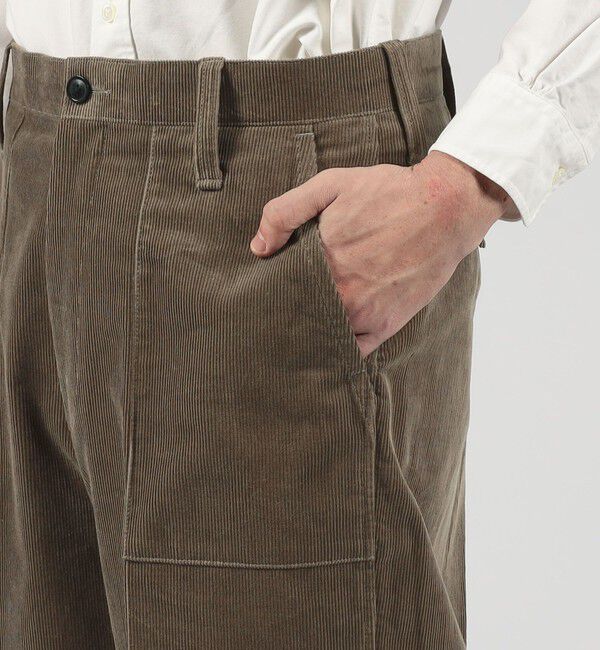 TOMORROWLAND MENS「コットンコーデュロイ ベイカーパンツ DUCA VISCONTI」|カーゴ|