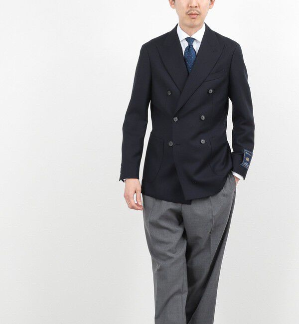 NOLLEY'S goodman「《ビジカジ対応》MARTIN ホップサックダブルJK 26SS」|テーラードジャケット|