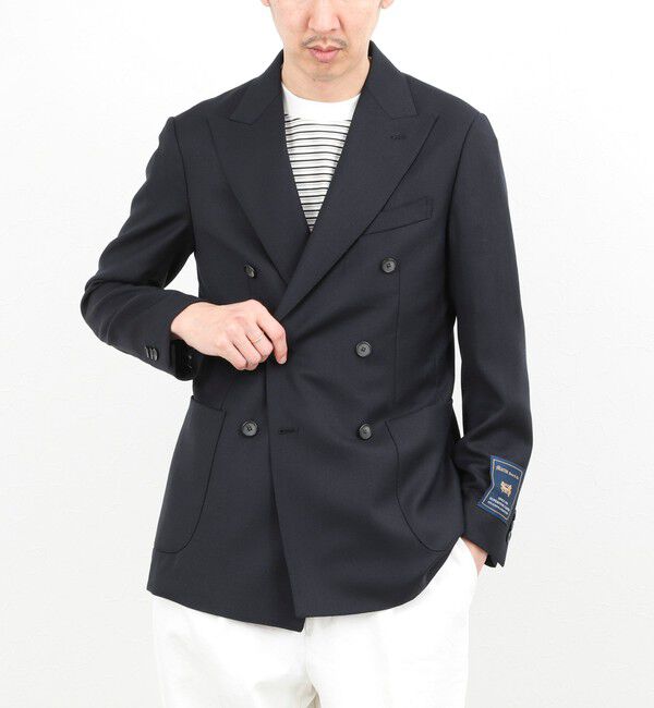 NOLLEY'S goodman「《ビジカジ対応》MARTIN ホップサックダブルJK 26SS」|テーラードジャケット|