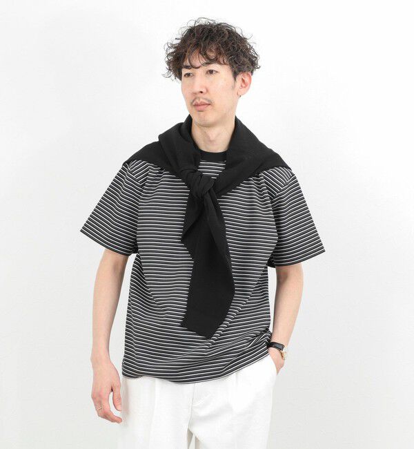 NOLLEY'S goodman「シルケットボーダーTシャツ / クルーネック / 26SS」|Tシャツ・カットソー|