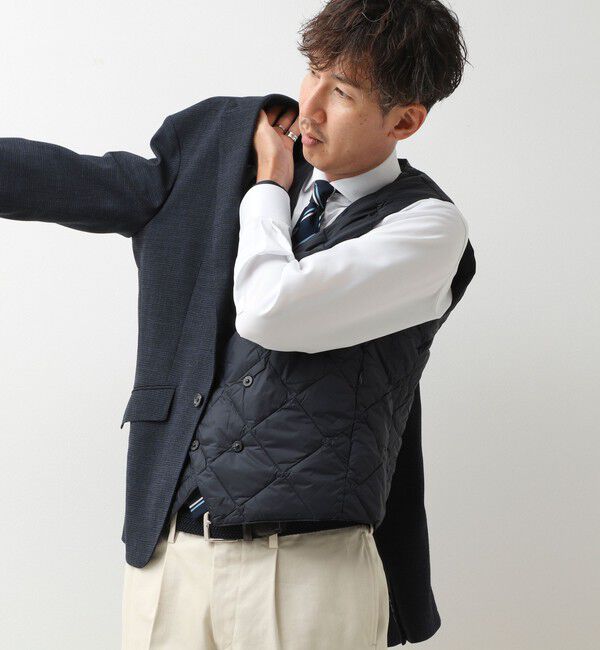 NOLLEY'S goodman「【TAION/タイオン】W-BRESTED SNAP BUTTON DOWN GILET 26AW」|ダウンベスト・ベスト|