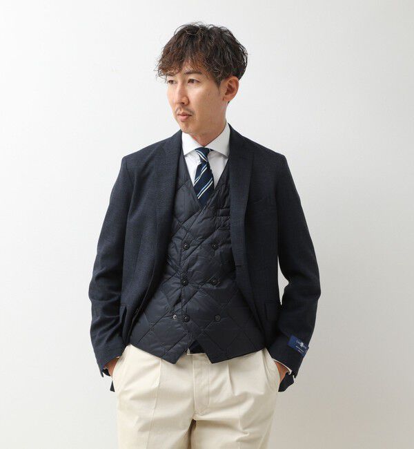 NOLLEY'S goodman「【TAION/タイオン】W-BRESTED SNAP BUTTON DOWN GILET 26AW」|ダウンベスト・ベスト|