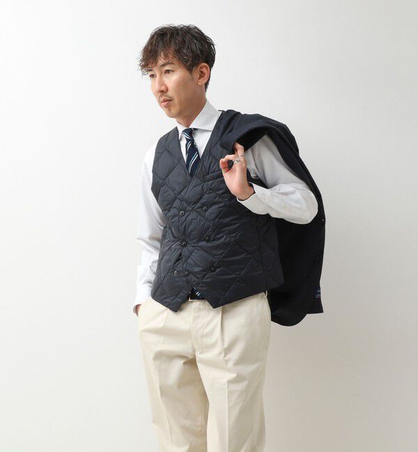 NOLLEY'S goodman「【TAION/タイオン】W-BRESTED SNAP BUTTON DOWN GILET 26AW」|ダウンベスト・ベスト|