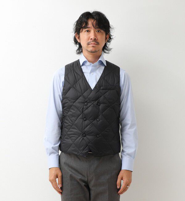 NOLLEY'S goodman「【TAION/タイオン】W-BRESTED SNAP BUTTON DOWN GILET 26AW」|ダウンベスト・ベスト|