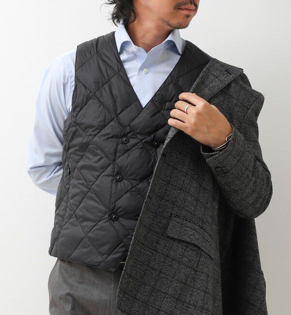 NOLLEY'S goodman「【TAION/タイオン】W-BRESTED SNAP BUTTON DOWN GILET 26AW」|ダウンベスト・ベスト|