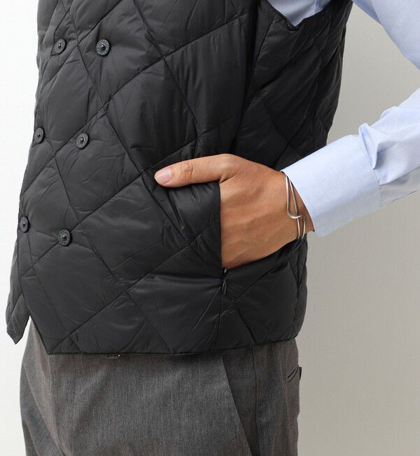 NOLLEY'S goodman「【TAION/タイオン】W-BRESTED SNAP BUTTON DOWN GILET 26AW」|ダウンベスト・ベスト|