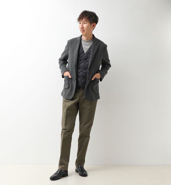 NOLLEY'S goodman「【TAION/タイオン】W-BRESTED SNAP BUTTON DOWN GILET 26AW」|ダウンベスト・ベスト|