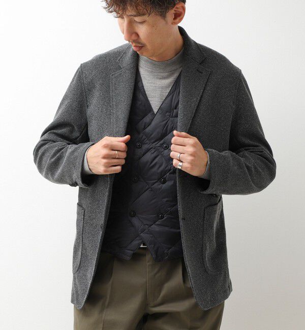 NOLLEY'S goodman「【TAION/タイオン】W-BRESTED SNAP BUTTON DOWN GILET 26AW」|ダウンベスト・ベスト|