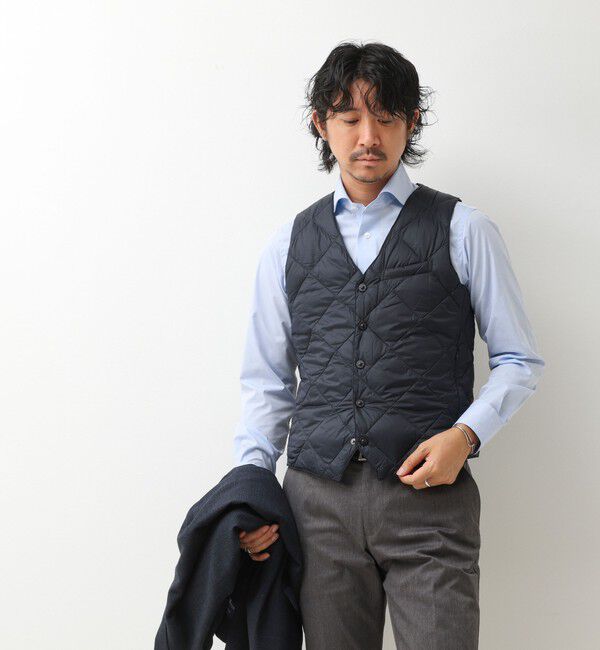 NOLLEY'S goodman「【TAION/タイオン】SINGLE SNAP BUTTON DOWN GILET 26AW」|ダウンベスト・ベスト|