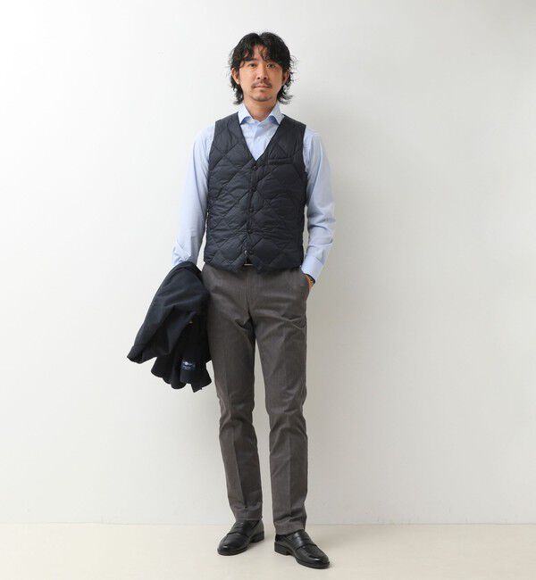 NOLLEY'S goodman「【TAION/タイオン】SINGLE SNAP BUTTON DOWN GILET 26AW」|ダウンベスト・ベスト|