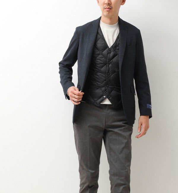 NOLLEY'S goodman「【TAION/タイオン】SINGLE SNAP BUTTON DOWN GILET 26AW」|ダウンベスト・ベスト|