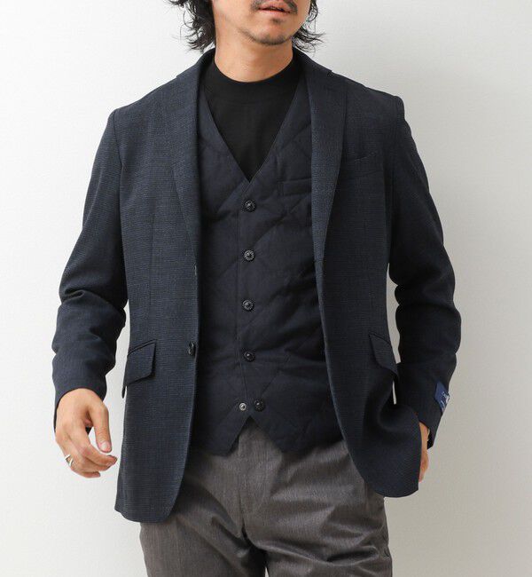 NOLLEY'S goodman「【TAION/タイオン】SINGLE SNAP BUTTON DOWN GILET BRUSHED TWILL 26AW」|ダウンベスト・ベスト|