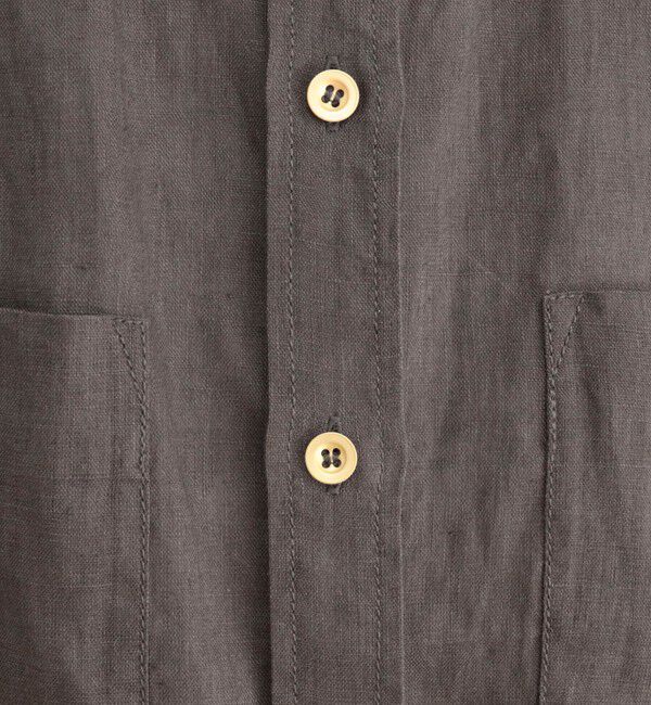 fredy emue「LINEN100 クロップドシャツ」|シャツ・ブラウス|