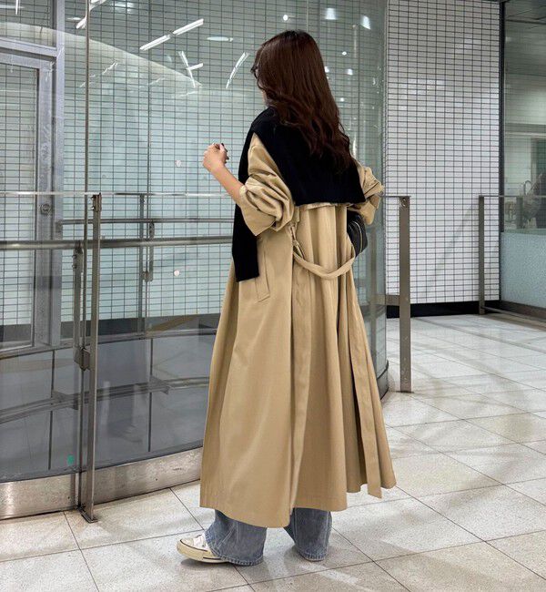 fredy emue「【発売のたび即完売】袖ボリュームトレンチコート」|トレンチコート|