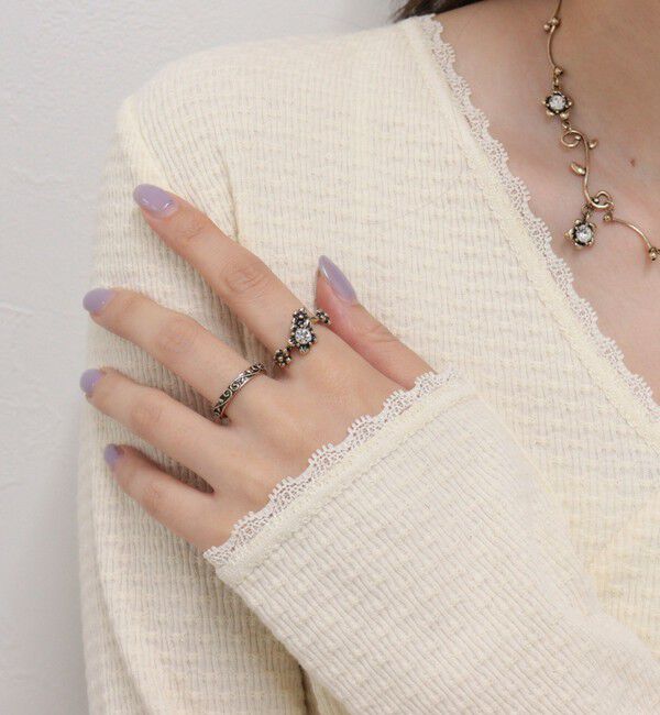 fredy emue「アンティークモチーフセットリング」|リング|ゴールド