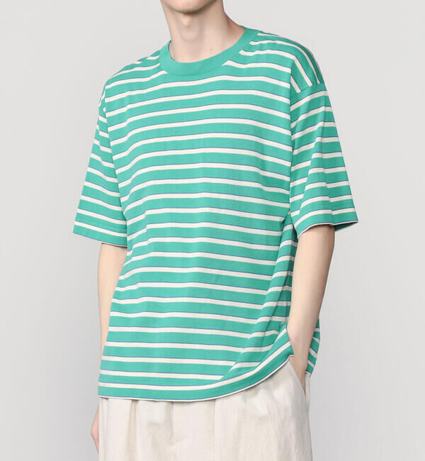  「RYE TENDER | 〈別注〉半袖 クルーネックニット MEN」|ニット・セーター|