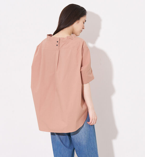collex「オフスタンドカラーコットンブラウス」|シャツ・ブラウス|