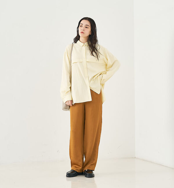 collex「フロント切替バックギャザーシャツ」|シャツ・ブラウス|