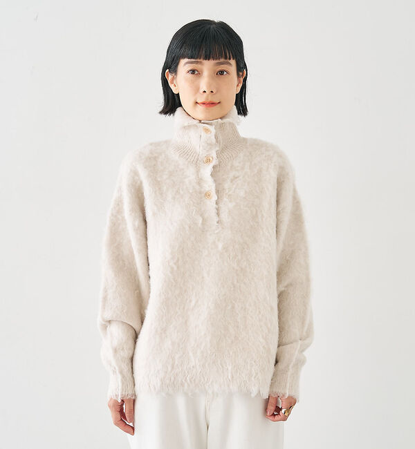 collex「ヘアリースキッパープルオーバー」|ニット・セーター|