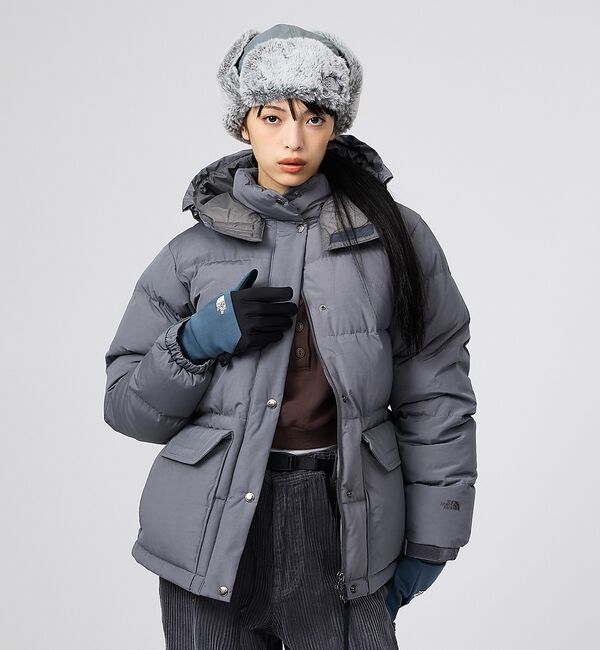 ABAHOUSE「【THE NORTH FACE / ザ・ノースフェイス】キャンプシエラショートダ」|ダウン|チャコールグレー