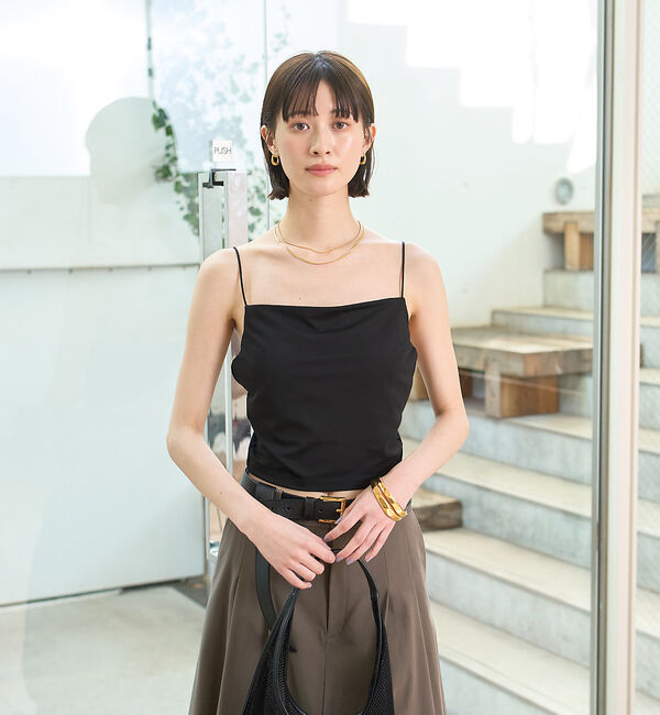 Rouge vif「サイドテープカップ付きキャミ」|キャミソール|
