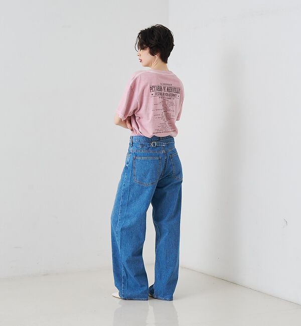 Rouge vif「【NEEDBY heritage/ニードバイヘリテージ】KOH ワイドストレート」|デニム|