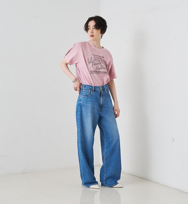 Rouge vif「【NEEDBY heritage/ニードバイヘリテージ】KOH ワイドストレート」|デニム|