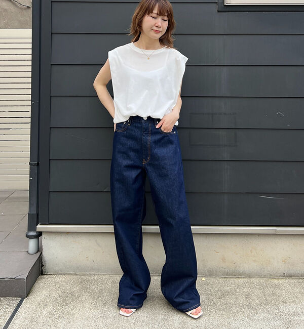 Rouge vif「【NEEDBY heritage/ニードバイヘリテージ】KOH ワイドストレート」|デニム|