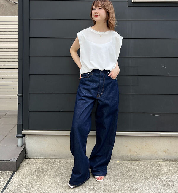 Rouge vif「【NEEDBY heritage/ニードバイヘリテージ】KOH ワイドストレート」|デニム|