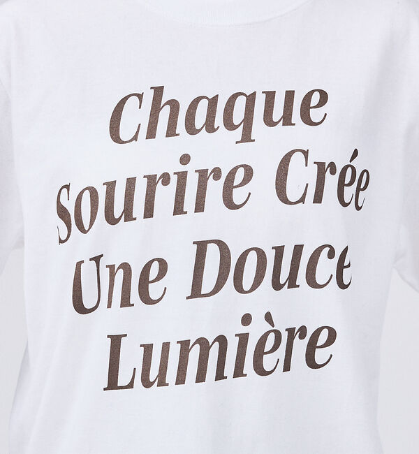 Rouge vif「ロゴロングスリーブTシャツ」|Tシャツ・カットソー|