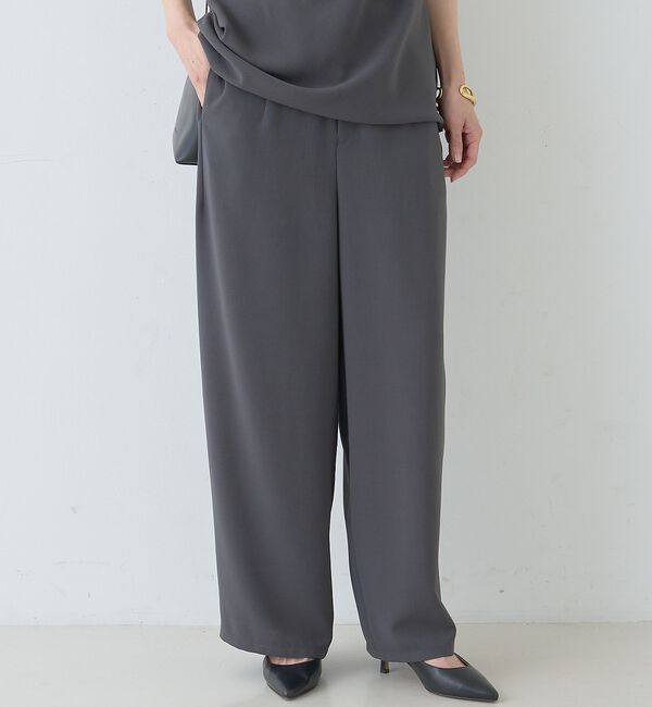 Rouge vif「【セットアップ対応】脇シームレスワイドカーブパンツ」|その他|