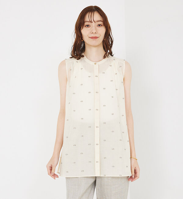 qualite「カットドビーチュニックブラウス」|ワンピース|