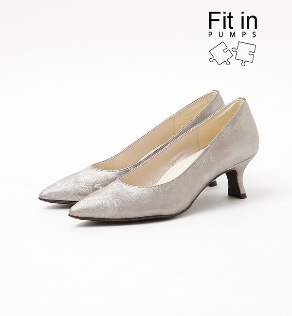 AU BANNISTER「【Fit in PUMPS】プレーンパンプス」|パンプス|シルバー