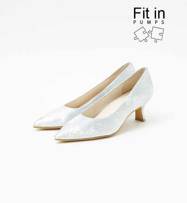 AU BANNISTER「【Fit in PUMPS】プレーンパンプス」|パンプス|シルバー