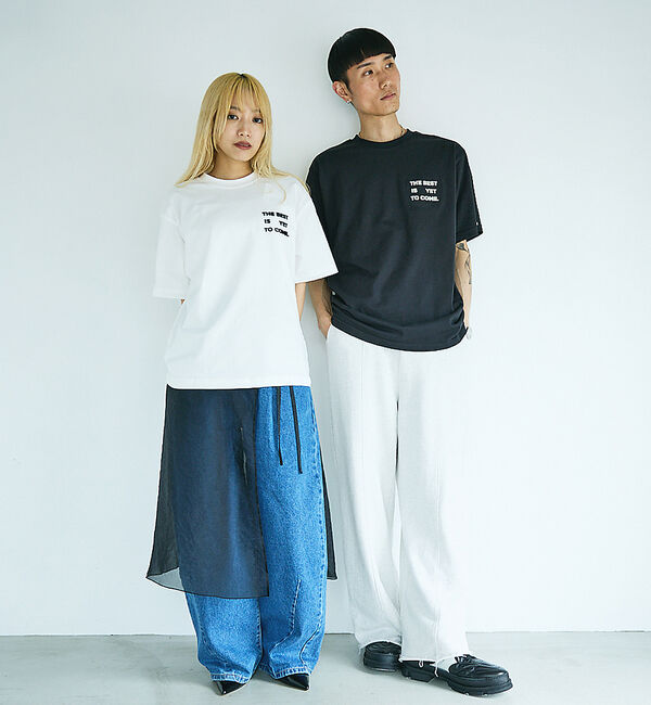 NOMINE「【ユニセックス】刺繍 ロゴ Tシャツ」|Tシャツ・カットソー|