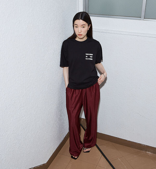 NOMINE「【ユニセックス】刺繍 ロゴ Tシャツ」|Tシャツ・カットソー|