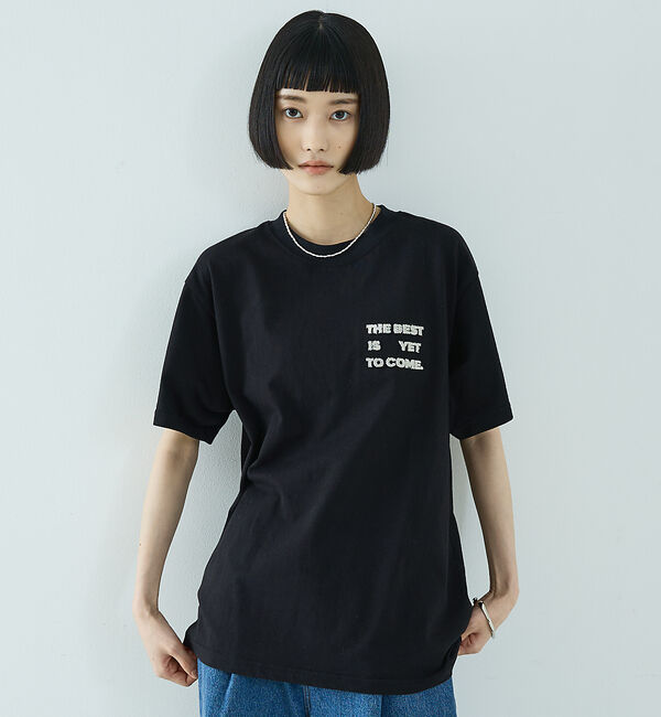 NOMINE「【ユニセックス】刺繍 ロゴ Tシャツ」|Tシャツ・カットソー|