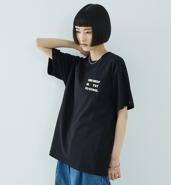 NOMINE「【ユニセックス】刺繍 ロゴ Tシャツ」|Tシャツ・カットソー|