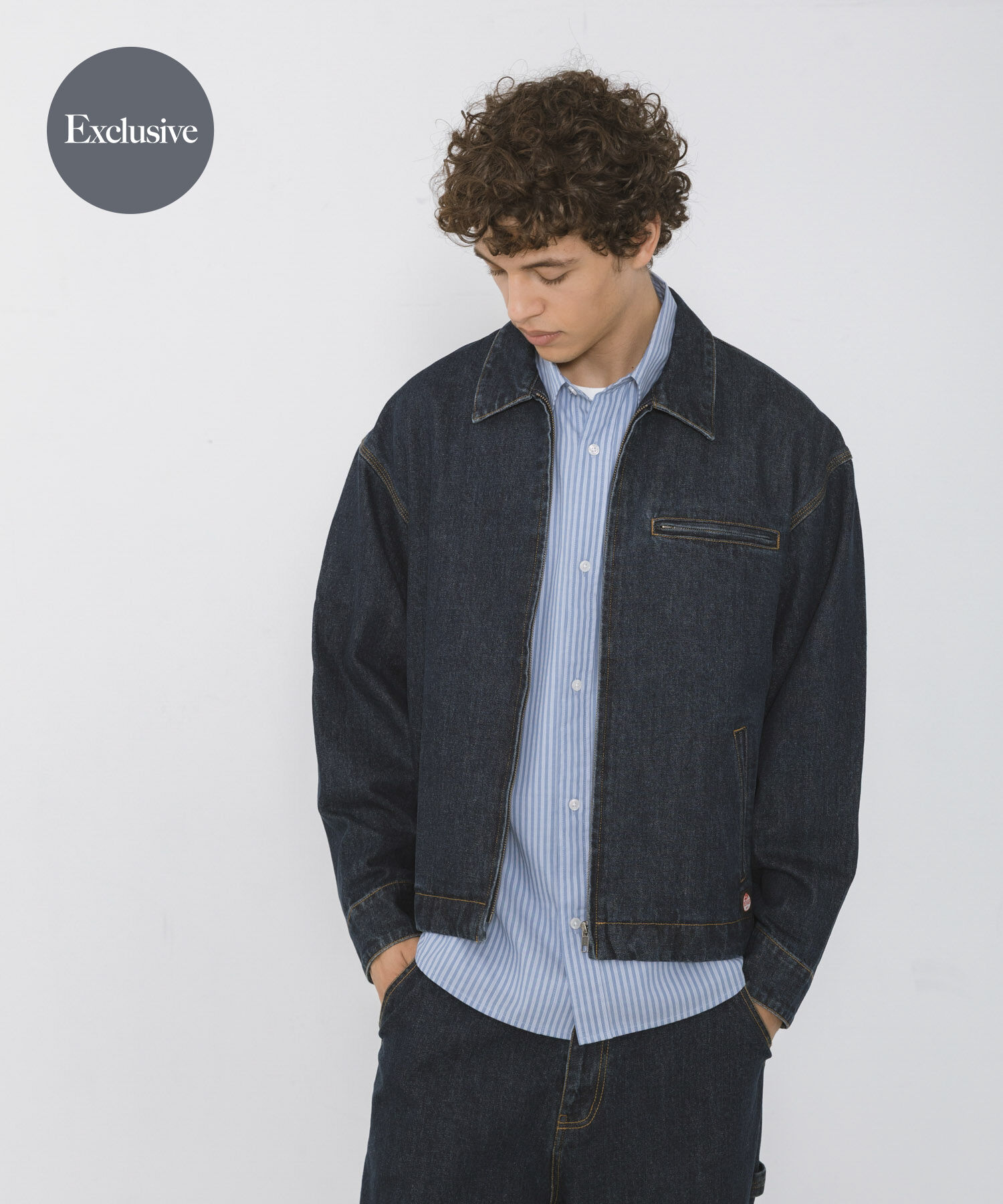 Sonny Label 「『別注』RED KAP&times;Sonny Label　デニムジップブルゾン」|デニムジャケット|ワンウォッシュ