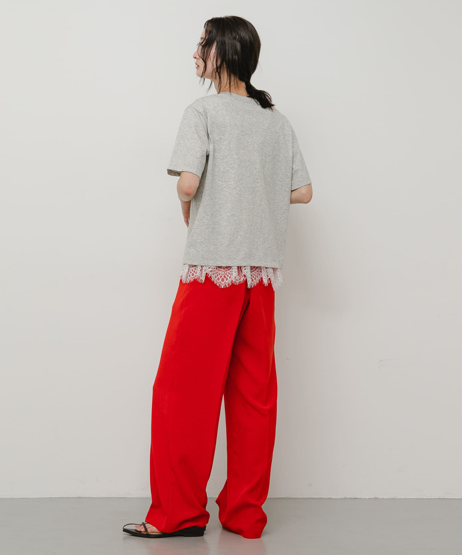 SENSE OF PLACE by URBAN RESEARCH「『UR TECH DRYLUXE』リネンライクワイドパンツ」|その他|