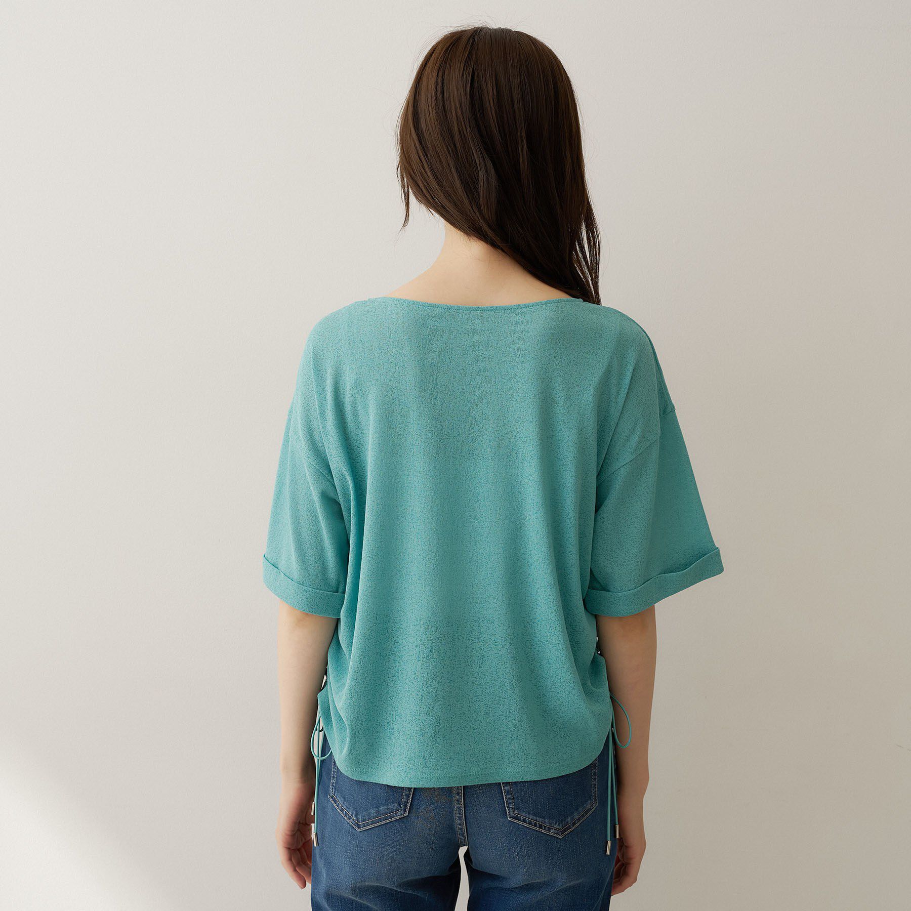 UNTITLED「【絞れる/シアー】ドロストプルオーバージャージ」|Tシャツ・カットソー|