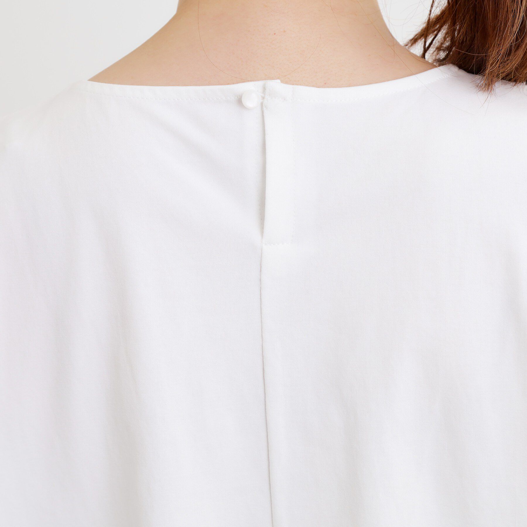 Reflect「【UVカット／接触冷感】スカラップレースジャージカットソー」|Tシャツ・カットソー|