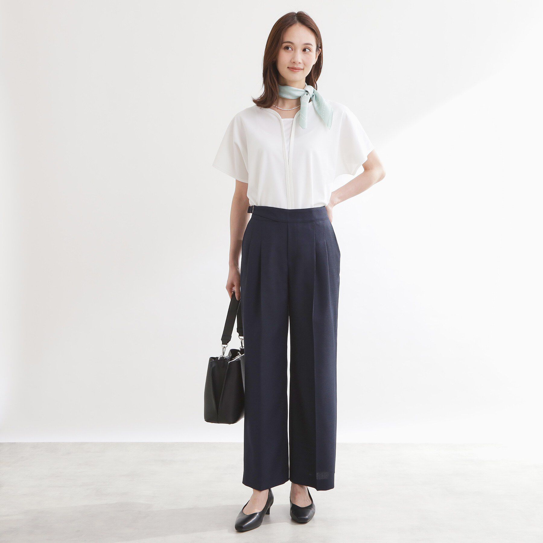 Reflect「グルカ風ベルトデザインワイドパンツ」|その他|