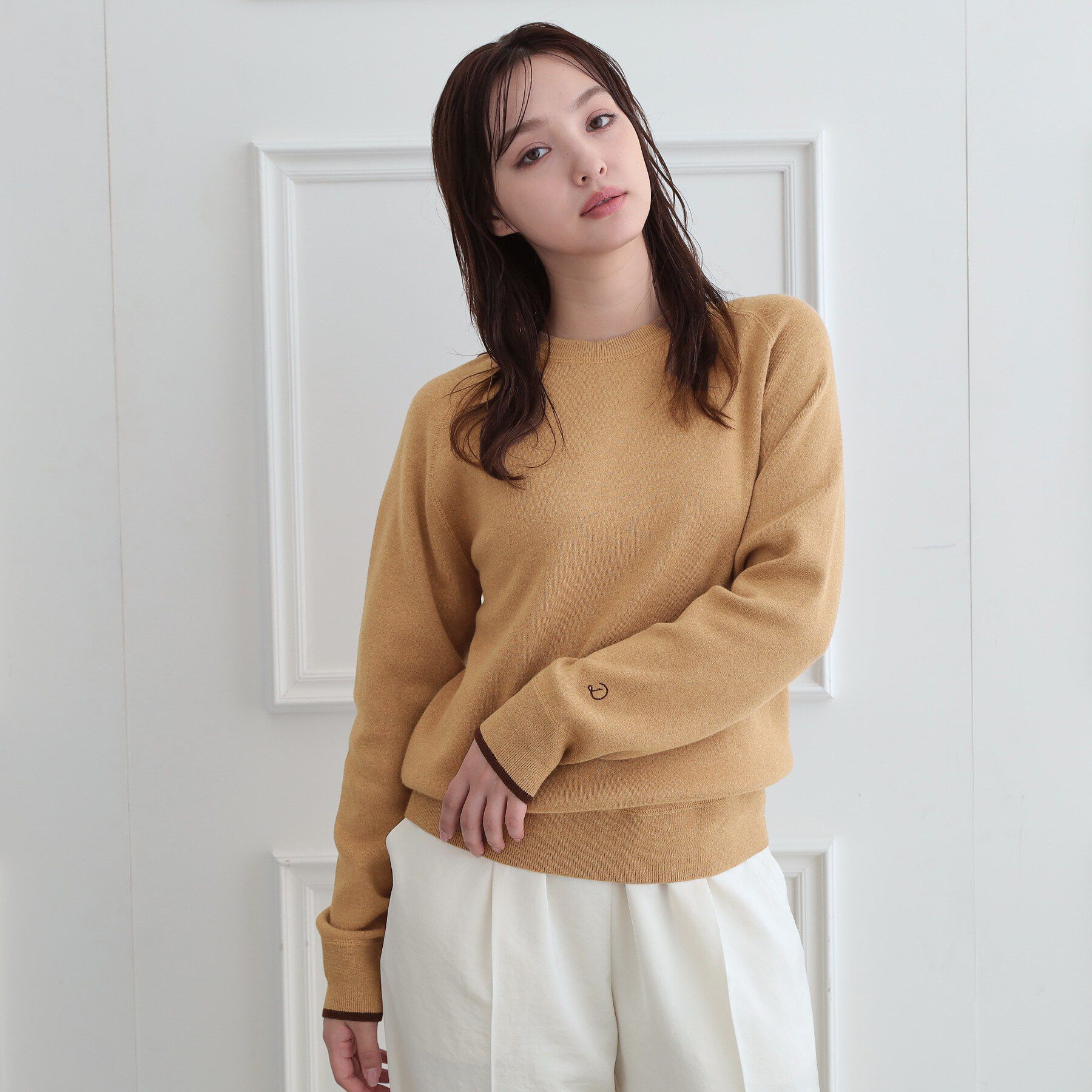DRESSTERIOR「【STORY11月号掲載/マシンウォッシャブル】コットンカシミヤニット」|ニット・セーター|