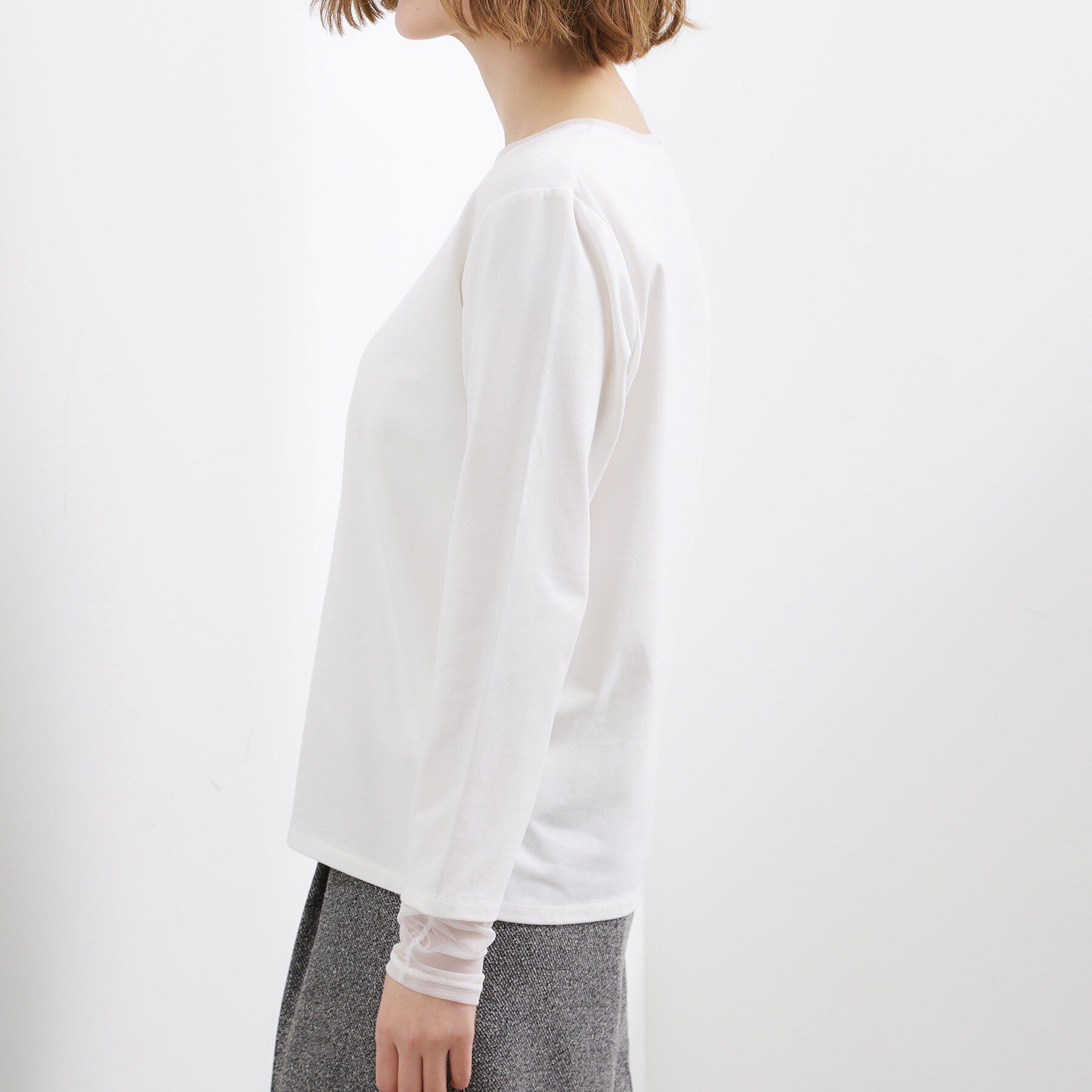 grove「シアーレイヤードスリーブロンT」|Tシャツ・カットソー|